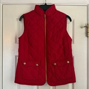 St. John’s Bay Red Quilted Puffer Vest
